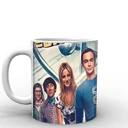 Кухоль GeekLand Теорія великого вибуху The Big Bang Theory на синьому тлі BB.002.23 330 мл білий - мініатюра 2