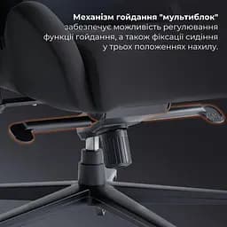 Ігрове крісло GamePro GC900B Black Fabric (GC900B) - мініатюра 8