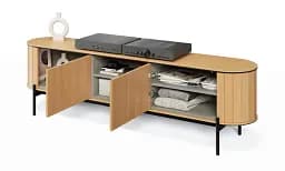 Тумба ТВ 2д Lenart Rotto RT-06 2000x460x570 дуб вінченца/евкаліпт