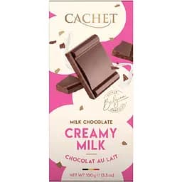 Шоколад молочний Cachet Creamy Milk 100 г 