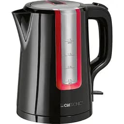 Електрочайник пластиковий CLATRONIC WK 3559 Black/Red