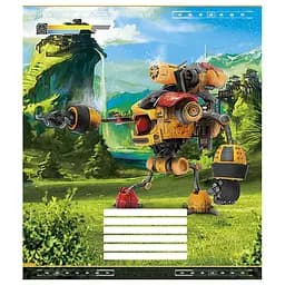 Тетрадь ученическая Techno city 012-2495L-5 в линию, 12 листов