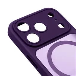 Чехол для Apple iPhone 17 Pro Max, Lush MagCase, фиолетовый, противоударная панель-накладка из TPU и PC, полупрозрачный чехол с MagSafe (с магнитом), с защитой камеры, поддержка беспроводной зарядки, защита всего корпуса, ArmorStandart (ARM87499) - мініатюра 4