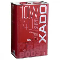 Моторна олива Xado 10W-40 SHPD, Red Boost 4 л (ХА 26249)