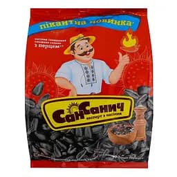 Семена подсолнечника Сан Саныч Белый перец жареные соленые 100 г