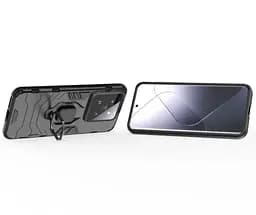 Чохол бампер Primolux Ring Armor для Xiaomi 14 Black - мініатюра 3
