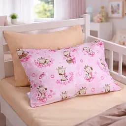 Наволочка MirSon бязь Tiny Giraffes pink 70x70 см (2200012572559)