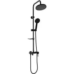 Душова система Rea Luis black чорний з мильницею REA-P7005, Чорний