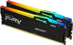 Пам'ять для настільних комп'ютерів Kingston FURY 64 GB (2x32GB) DDR5 6000 MHz Beast RGB EXPO (KF560C36BBEAK2-64)