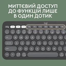 Комплект (Клавіатура та Миша) Logitech Pebble 2 Combo Tonal UA (920-012239) Graphite - мініатюра 9