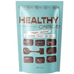 Шоколадні цукерки Healthy Choice Іриски з сіллю fleur de sel 10 шт. 145 г
