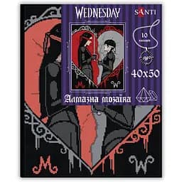 Алмазна мозаїка Santi Wednesday Duelo a ciegas на підрамнику 40х50 см (954161) - мініатюра 2