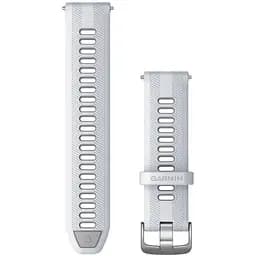 Ремінець Garmin для Forerunner 965 Whitestone/Powder Gray with Silver Hardware 22mm (010-11251-9Z)