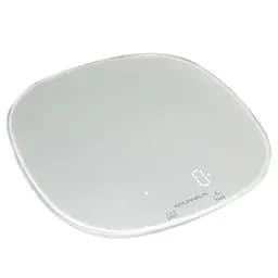 Кухонні настільні електронні ваги Grunhelm KES-025LW із сенсорним керуванням LCD-дисплей до 5 кг Білий