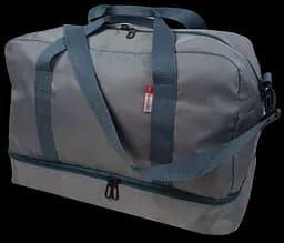 Дорожня сумка з відділом взуття 40L сірий Wallaby sum0028889