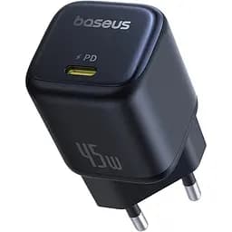 Сетевое зарядное устройство Baseus PicoGo GaN 1-USB-C 45W Cosmic Black (P10176800123-00) [127626]