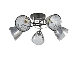 Люстра декоративная INTEREES V 6223-5 BK+CR