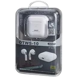 Беспроводные наушники Remax TWS-10 белые