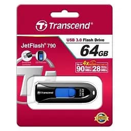 USB флеш накопичувач Transcend 64GB JetFlash 790 USB 3.0 (TS64GJF790K) - мініатюра 5