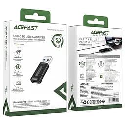 Перехідник Acefast J2 USB Male to Type-C Female USB3.0 Black - мініатюра 5