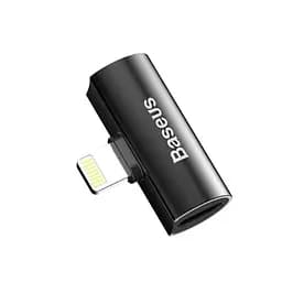 Перехідник Baseus L46 Lightning (1 Male/2 Female) CAL46-01 чорний