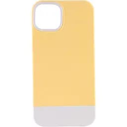 Чехол Epik TPU+PC Bichromatic для Apple iPhone 11 Pro Max 6.5 Creamy-yellow/White