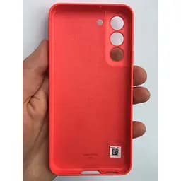 Оригінальний силіконовий чохол Silicone Cover для Samsung Galaxy S22 (S901) EF-PS901TPEGRU Glow Red - мініатюра 6