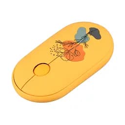 Комп'ютерна миша 2E MF300 FLORA:POPPY Silent WL BT жовтий teh0014097 - мініатюра 5