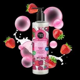 Гель для душа Bubble Gum для улучшения настроения Body Desserts Organic Shop 280 мл
