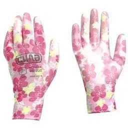 Рукавички Сила з поліуретановим покриттям р8 садові манжет кольорові