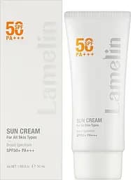 Сонцезахисний крем для всіх типів шкіри Lamelin Sun Cream SPF50+PA+++ 50 мл - мініатюра 2