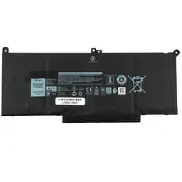 Акумулятор для ноутбука Dell F3YGT (Latitude 7280, 7380, 7480, E7280, E7380, E7480) 7.6V 7500 mAh 60Wh Black (2X39G)