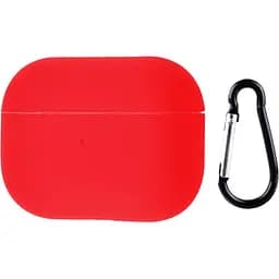 Чохол для навушників Silicone Case + Carbine для AirPods Pro 2 Red [74298]