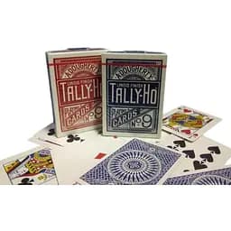 Карты игральные United States Playing Card Company Tally-Ho Circle Back Standard Index (red blue) (00009)