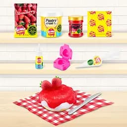 Ігровий набір зі слаймами Slime Mart Shopping Bag – Полуничний чизкейк (15901A) - мініатюра 9