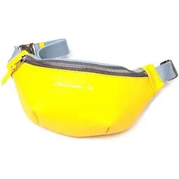 Кожаная сумка-бананка Grande Pelle 30х13х7 см sum0021002