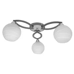 Люстра потолочная Brille в спальню E27 60W BK (LK-605C/3)