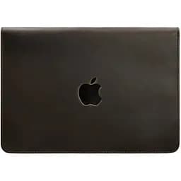 Кожаный чехол-конверт BlankNote на магнитах для MacBook 15 дюйм Темно-коричневый