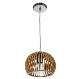 Люстра підвісна Brille дерев'яна E27 60W PN (KL-210S/1)