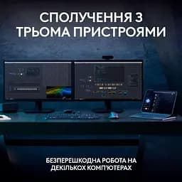 Клавіатура Logitech MX Keys S Wireless Plus Palmrest Graphite (920-011589) - мініатюра 10