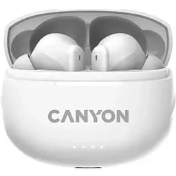 Наушники Canyon TWS-8 Bluetooth Headset With Microphone BT V5.3 White