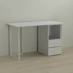 Комп'ютерний стіл Ferrum-decor Отто 75x140x70 білий ДСП Білий 16мм (FRD-101051)