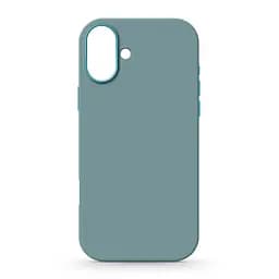 Силиконовый чехол для Apple iPhone 16 Plus, ICON2 Case, голубой, противоударный, панель, защита всего корпуса, матовая поверхность Soft Touch, выступает над дисплеем, совместим с защитными стеклами и пленками, с микрофиброй, ArmorStandart (ARM79634)