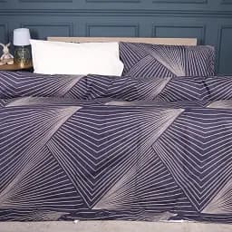 Підковдра MirSon Ranforce Elite 17-0721 Cream and Grey Stripes 110х140 см сіро-кремова (2200010686944)