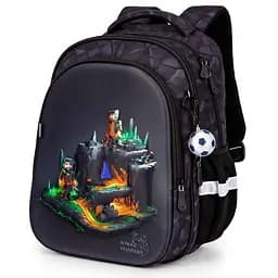 Ортопедичний шкільний рюкзак для хлопчика Game Майнкрафт School Standard 475 гр 17,5 літрів Чорний