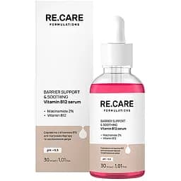 Сыворотка с витамином В12 для поддержания барьера и успокоения кожи Re.Care Barrier Support & Soothing Vitamin B12 Serum 30 мл