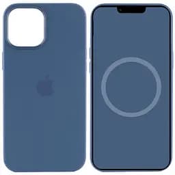 Чохол Epik Silicone case AAA with Magsafe and Animation для Apple iPhone 15 Pro 6.1 Синій/Winter blue