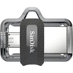 USB флеш-накопичувач SanDisk Ultra Dual 64GB USB-A + microUSB 3.0 OTG (SDDD3-064G-G46) [64719] - мініатюра 4