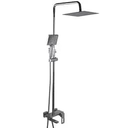 Душевая система Globus Lux PIANO GLPN-0099 смеситель с тропическим душем для ванной комнаты из латуни