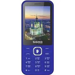 Мобильный телефон Sigma mobile X-style 31 Power Type-C, синий, 2 Mini-SIM, дисплей 2.8" цветной (240x320), моноблок, MediaTek